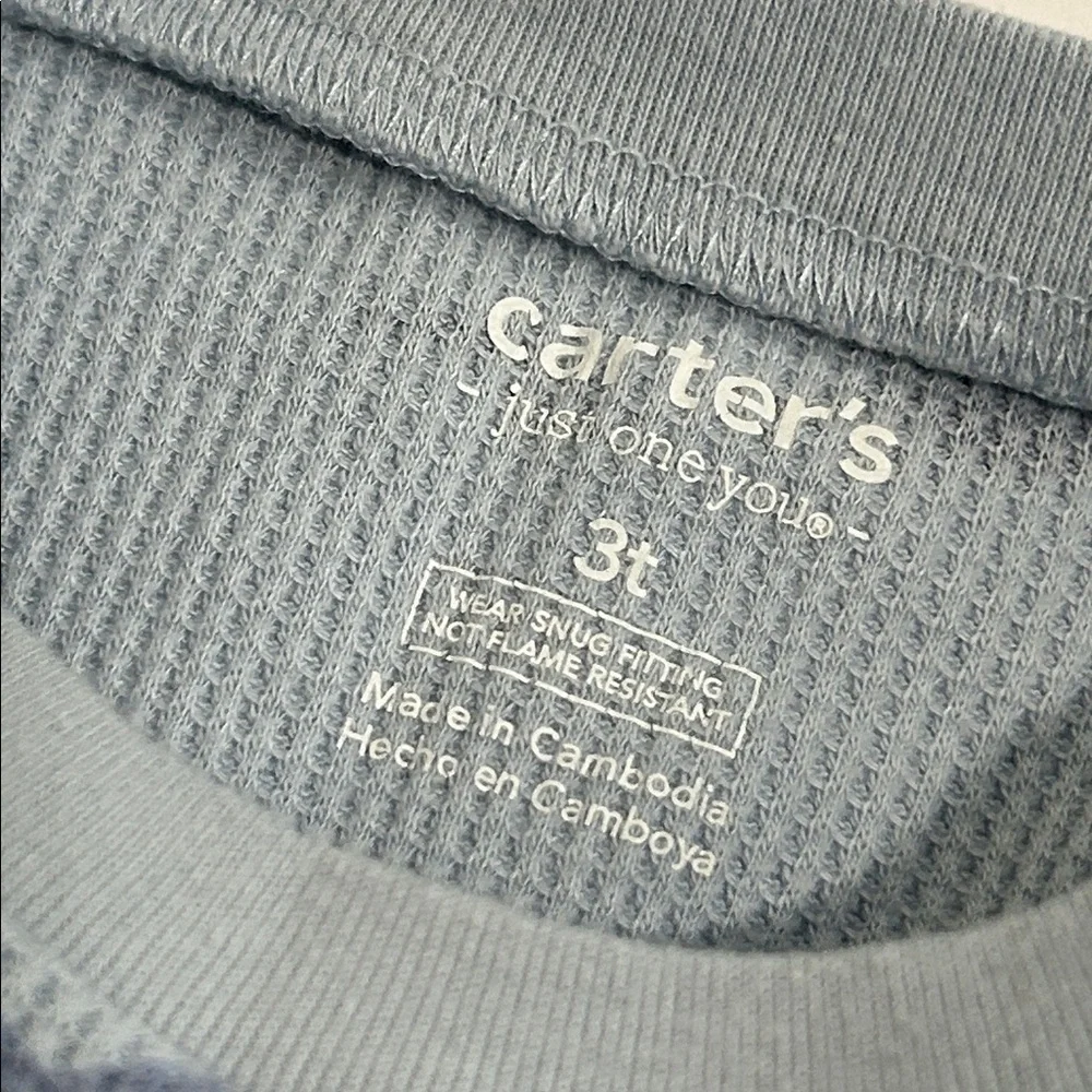 Carter's Gray Whale Print Pajama Set